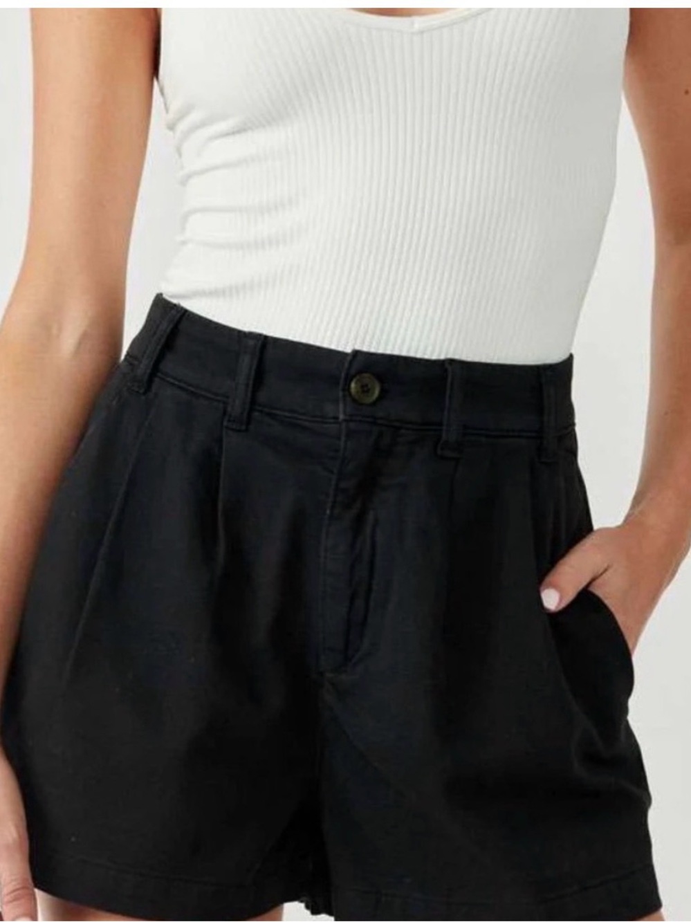Free People Billie Chino Shorts - Picture 3 of 3